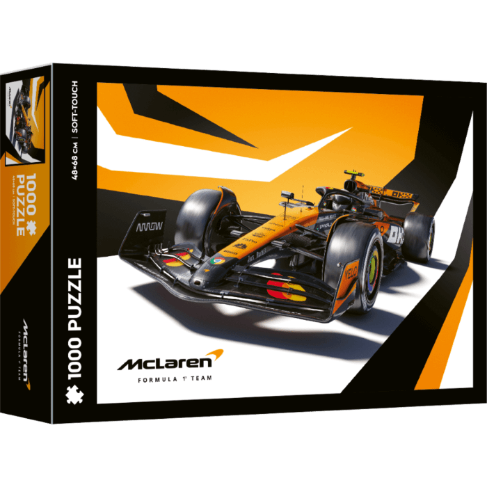 Puzzle Formuła 1, 1000 el. soft touch, McLaren, F1 World Constructors Champions - opakowanie