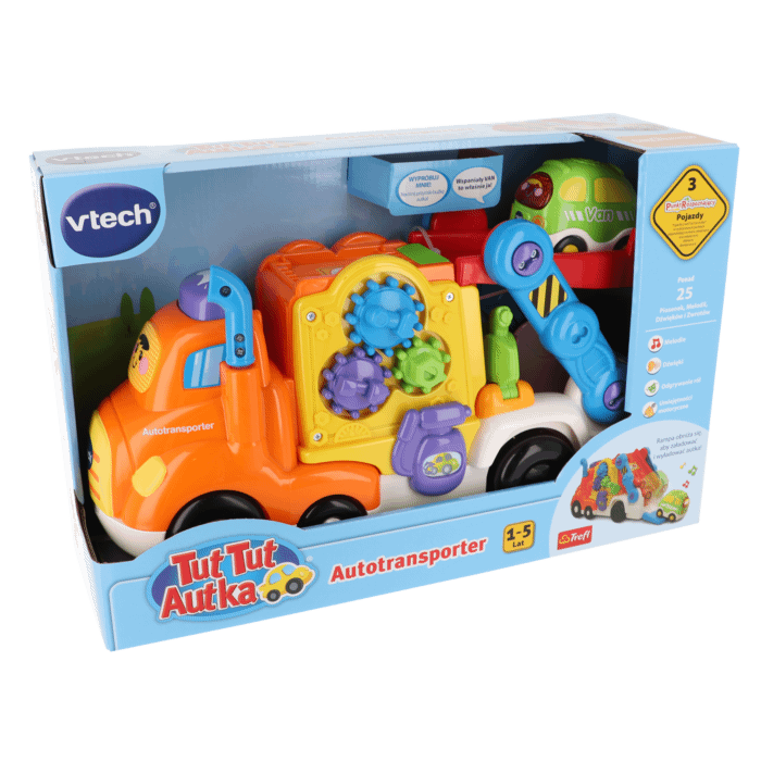 VTech, Tut Tut Autka - Zestaw Autotransporter - zdjęcie 1