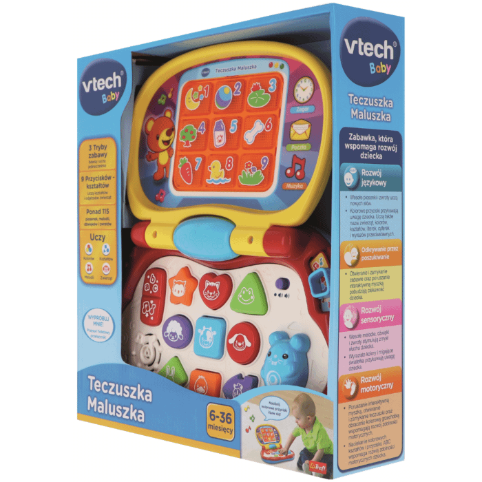 VTech, Teczuszka Maluszka - zabawka interaktywna dla dzieci - zdjęcie 5

