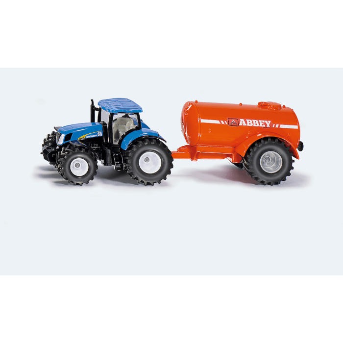 Traktor z jednoosiową cysterną