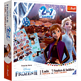 2w1 Chińczyk/Węże i drabiny Kraina Lodu 2 Gra planszowa Trefl zdjęcie 1