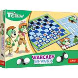 Gra planszowa Warcaby i Młynek Rodzina Treflików - opakowanie