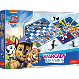 Gra planszowa Warcaby i Młynek Psi Patrol - opakowanie