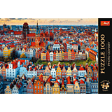 Puzzle Trefl Premium Plus – Photo Odyssey : Ville Des Alpes, Suisse – 1000 Pièces – 683 X 480 Mm – Poster Inclus – Dès 12 Ans – Certifié FSC