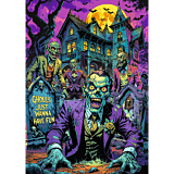 Trefl Premium Plus Quality – Hall of Horror Puzzle: Kopfloser Reiter – 1000 Teile, Serie voller Horror und düsterer Atmosphäre, perfekt passende Teile, für Erwachsene und Kinder ab 14 Jahren