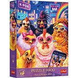 Puzzle Premium Plus Quality Pets & People Stuff 1000 el. Selfie z kurami - opakowanie 