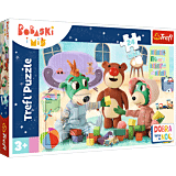 Zabawy Treflików przed snem - Dobranoc, Trefliki na noc - puzzle 24 maxi dla dzieci od Trefl - zdjęcie 1