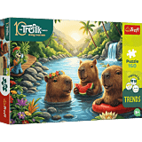 Puzzle Rodzina Treflików, Inspired By Trends 160 el. Kapibara - opakowanie 