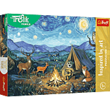 Puzzle 100 el. Inspired By Art Przy ognisku Rodzina Treflików - pudełko