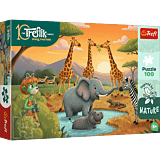Puzzle Rodzina Treflików, Inspired By Nature 100 el. Wesoła ferajna - opakowanie 