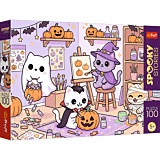 Puzzle 100 el. Spooky Stories - Mała pracownia magii - opakowanie 