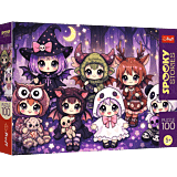 Puzzle 100 el. Spooky Stories - Leśna drużyna czarów - opakowanie 