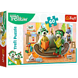 Wspólne czytanie książek, Rodzina Treflików - puzzle 60 elementów od Trefl