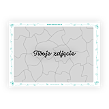 Fotopuzzle Trefl Ramkowe 25 el. - ramka turkusowa