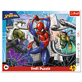 Odważny Spiderman Puzzle ramkowe Trefl