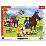 Puzzle ramkowe  Strażak Sam 