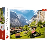 Lauterbrunnen, Szwajcaria | puzzle 3000 elementów | Trefl | zdjęcie 1