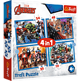 Avengers puzzle 4 w 1 Trefl - front pudełka