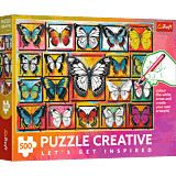 Puzzle Creative 500 el. Kolekcja motyli - opakowanie 