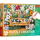 Puzzle Creative 500 el. Kocia oranżeria - opakowanie 