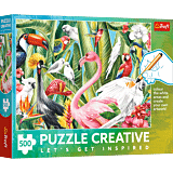 Puzzle 500 el. Rajskie Ptaki - opakowanie 