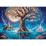 Trefl Premium Plus Quality - Puzzle Tea Time: Alles wat Brits is - 1000 stukjes, Serie geschilderde nostalgische afbeeldingen, Perfect passende