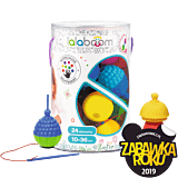 Zestaw kulko-klocków - 24 elementy - zabawki sensoryczne dla dzieci Lalaboom
