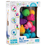 Zestaw kulko-klocków - 30 elementów - zabawki sensoryczne dla dzieci Lalaboom