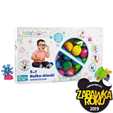 Zestaw kulko - klocków - 36 elementów - zabawki sensoryczne dla dzieci od Lalaboom