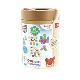 Zabawki drewniane O klocki Bobaski i Miś