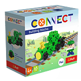 Zestaw klocków Connect Mini Set, mini lokomotywa, figurka Paul - produkt