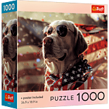 Puzzle 1000 el. USA Collection: American Dog - opakowanie