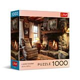 Puzzle 1000 el. USA Collection: Cozy Cabin Dreams - opakowanie