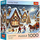 Puzzle 1000 el. USA Collection: Holiday Sleigh - opakowanie