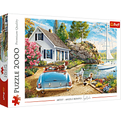 Puzzle 2000 piece by TREFL Costa Brava, Spain, Beach, Holiday