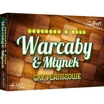 Warcaby - Młynek - gra planszowa od Trefl