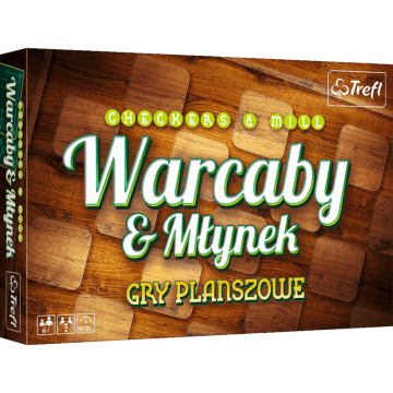 Warcaby - Młynek - gra planszowa od Trefl