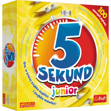 5 sekund junior Edycja 2019 - kultowa gra dla dzieci od Trefl