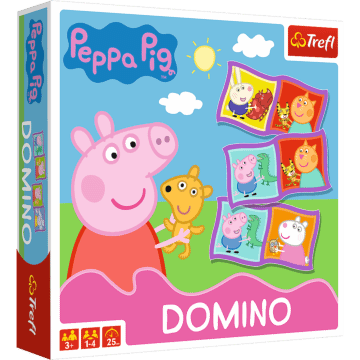 Domino Świnka Peppa Gra dla dzieci Trefl zdjęcie 1