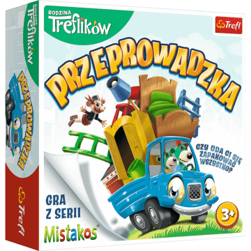 Przeprowadzka z Rodziną Treflików | gra planszowa dla dzieci | Trefl | zdjęcie 1
