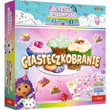Gra dla dzieci Ciasteczkobranie, Koci Domek Gabi - opakowanie