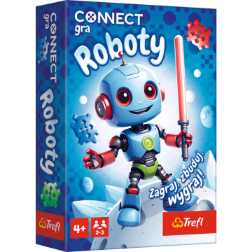 Gra dla dzieci Connect Roboty - opakowanie