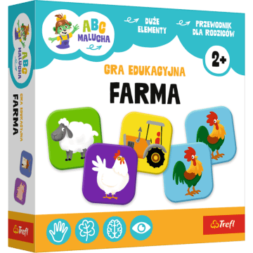 Gra dla dzieci ABC Malucha, Farma - opakowanie