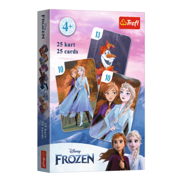 Karty Piotruś Frozen od Trefl - przód opakowania