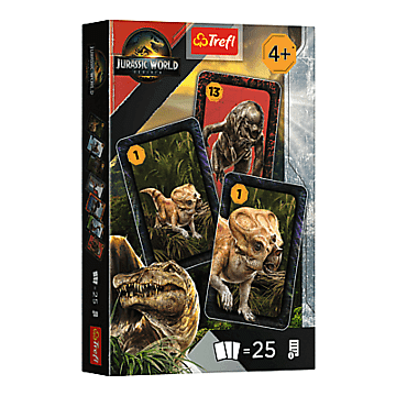 Karty Piotruś, Jurassic World - opakowanie 