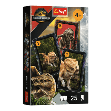 Karty Piotruś, Jurassic World - opakowanie 
