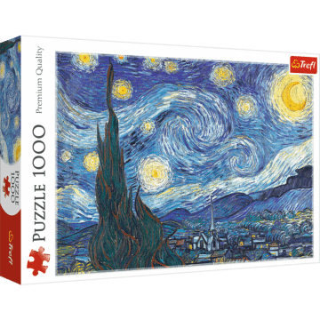 Gwiaździsta noc - puzzle obrazy 1000 elementów od Trefl - zdjęcie 1