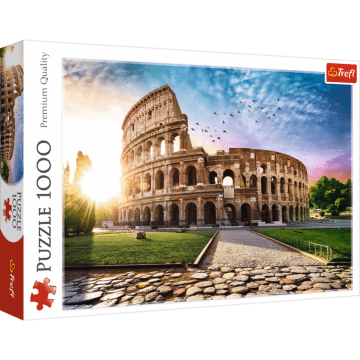 Koloseum w promieniach słońca, Włochy, Rzym | Puzzle 1000 elementów od Trefl | zdjęcie 1