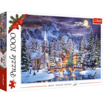 Puzzle 1000 elementów świąteczna atmosfera - opakowanie