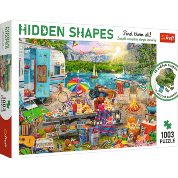 Puzzle Hidden Shapes 1003 el. Wycieczka kamperem - opakowanie 